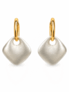 Luna Gleam Silver Drop Earrings