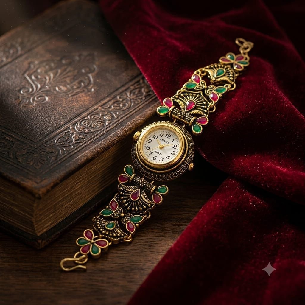 Kashmiri Heritage Bracelet Watch
