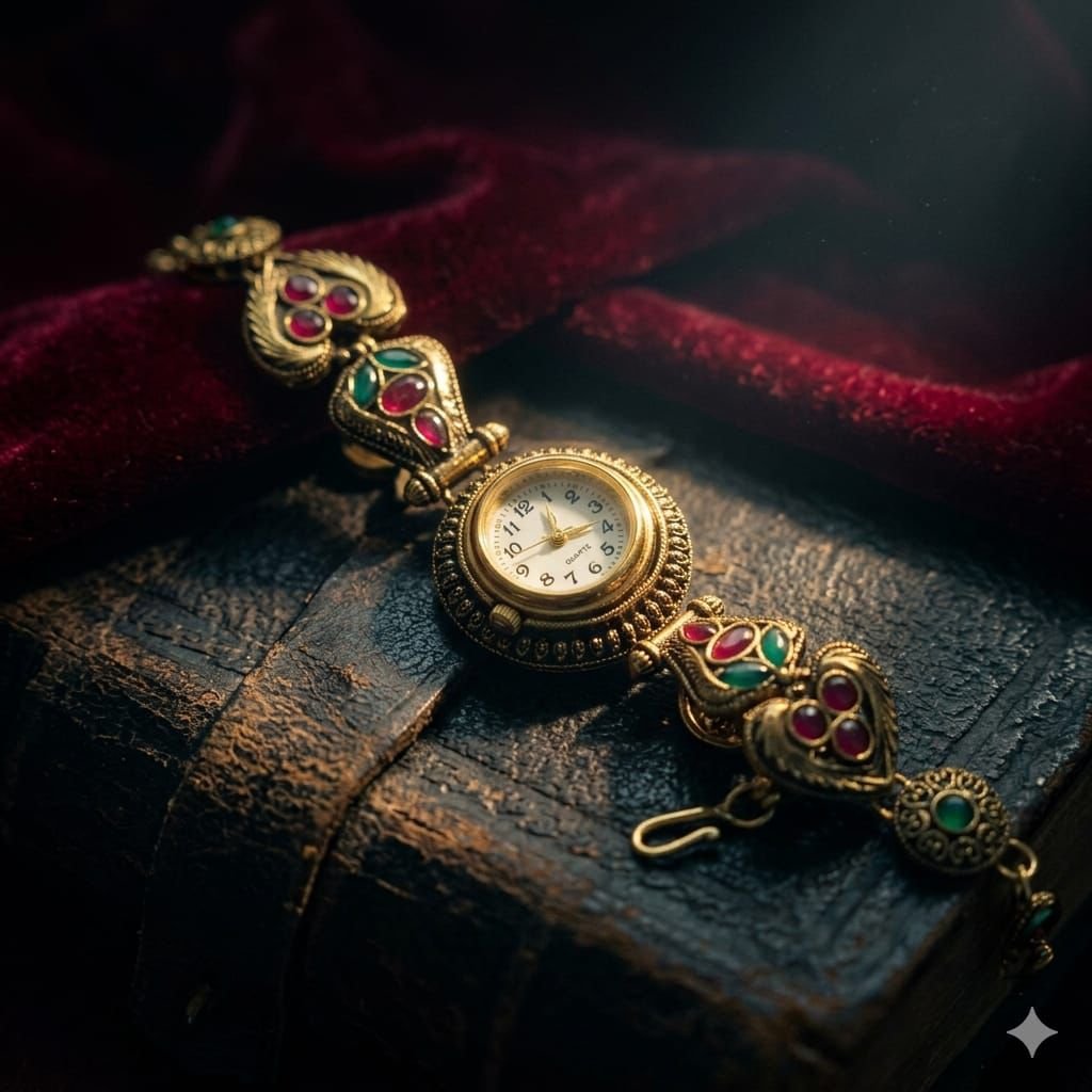 Kashmiri Heritage Bracelet Watch