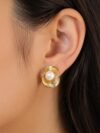 Lunara Pearl Weave Antitarnish Earrings
