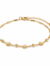 Minimal flower bracelet