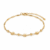 Minimal flower bracelet