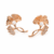 Rose gold floral pearl