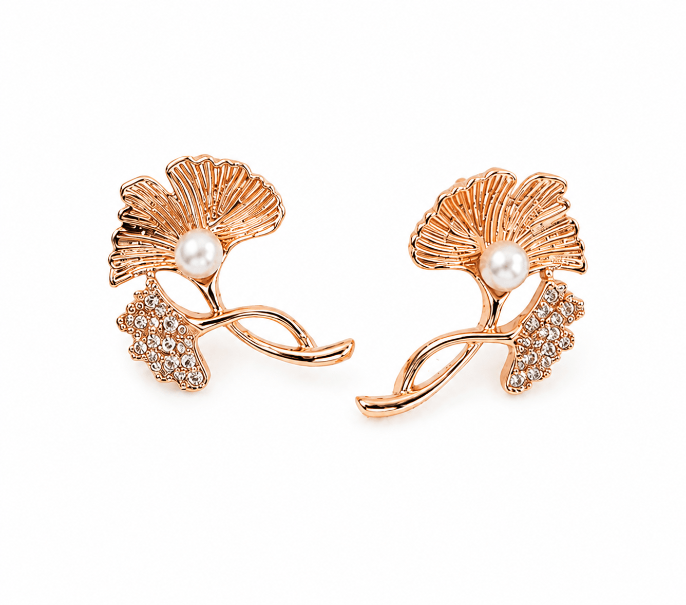 Rose gold floral pearl Rose gold floral pearl
