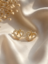 Heartin Bow Antitarnish earring