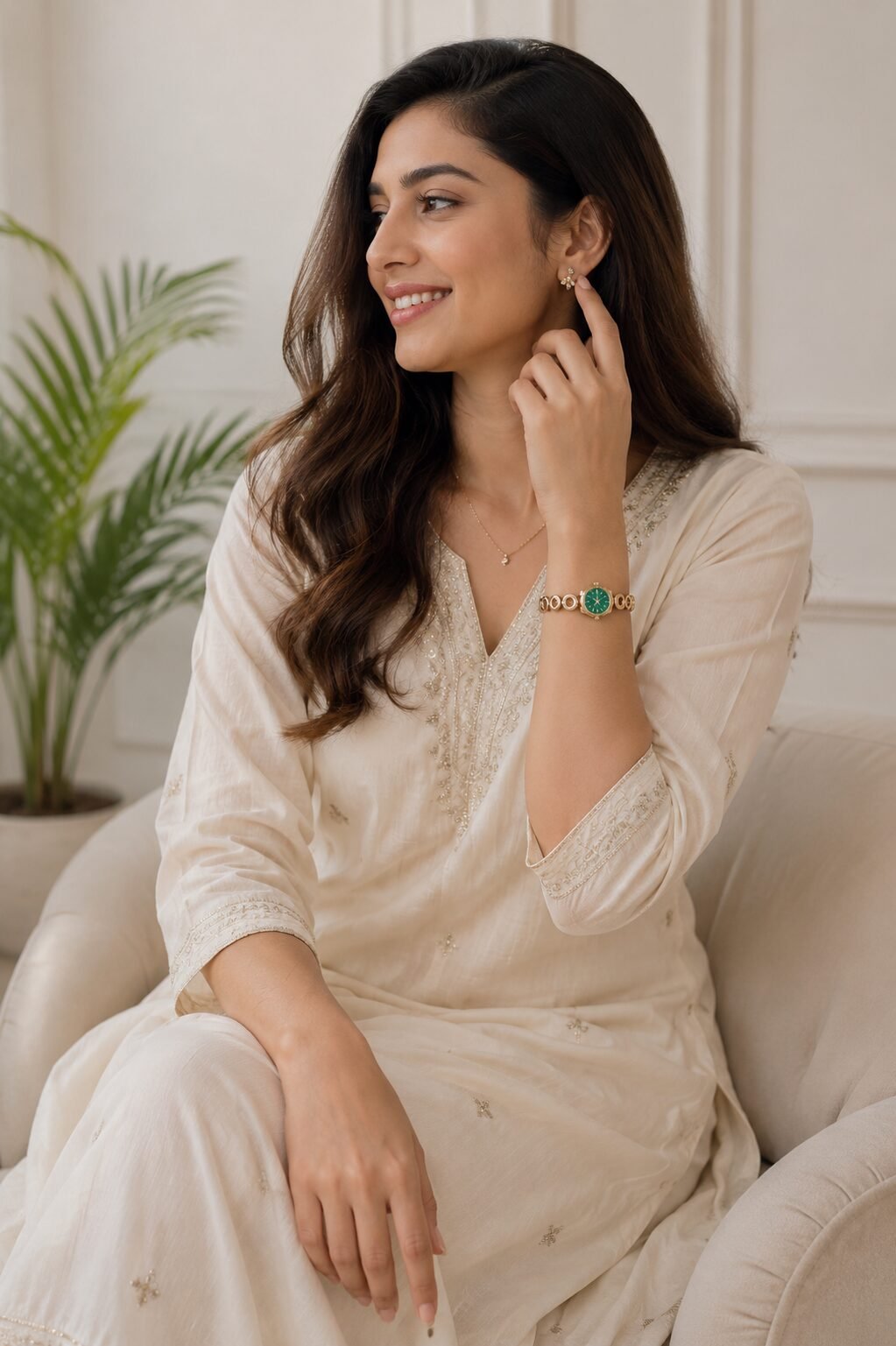 Emerald Luxe Link Watch Emerald Luxe Link Watch - Image 2